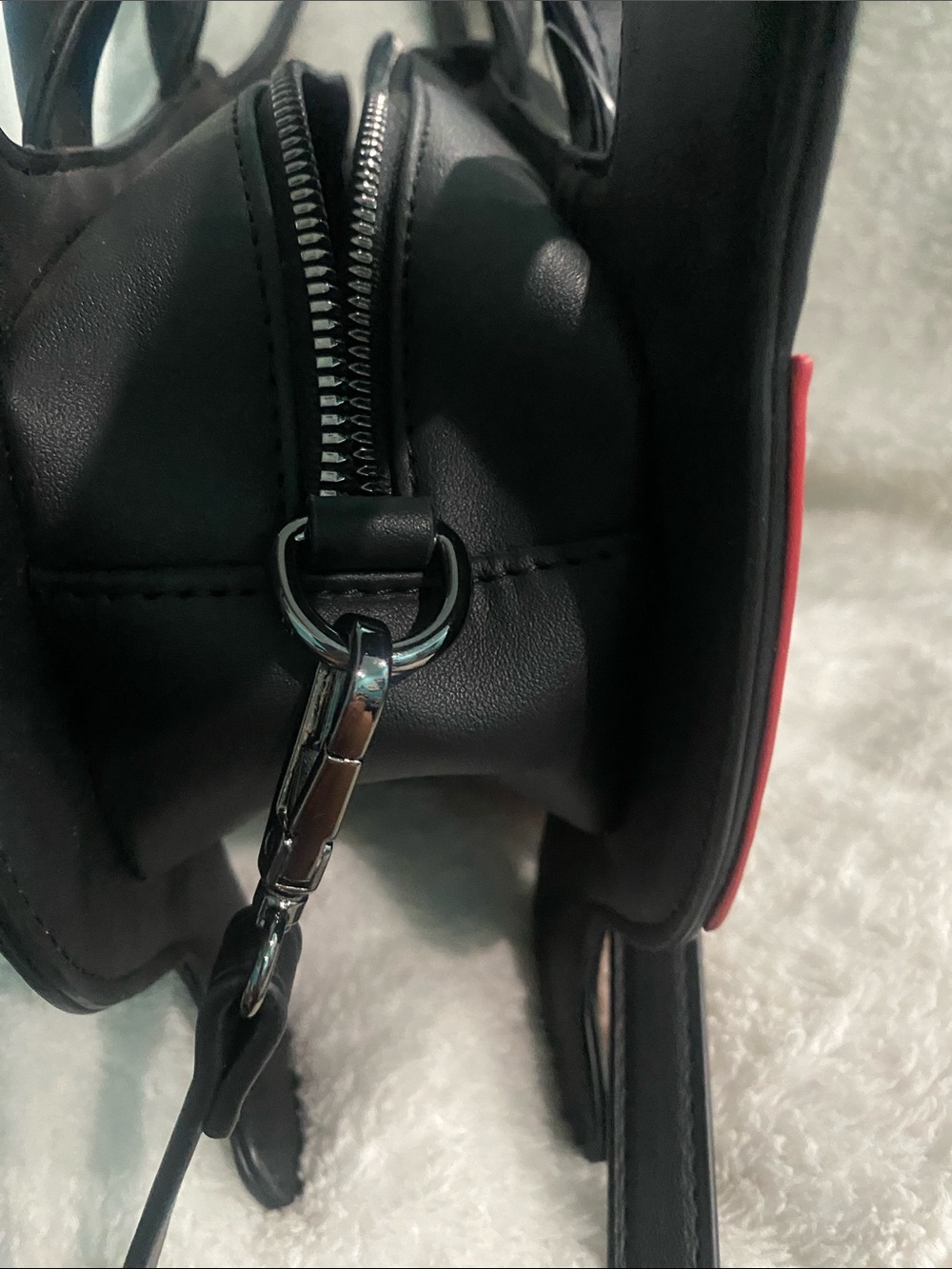 Betsey Johnson Dachshund Crossbody Bag - Black, Brown, Red - Picture 8 of 9
